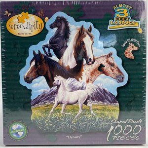Serendipity Puzzle Company Shaped Puzzle # 65343 Dynasty 1000 Pieces New Sealed